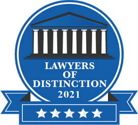 Lawyers of Distinction 2021 Badge