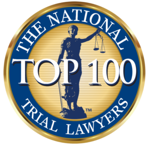 The National Top 100 Trial Lawyers Badge